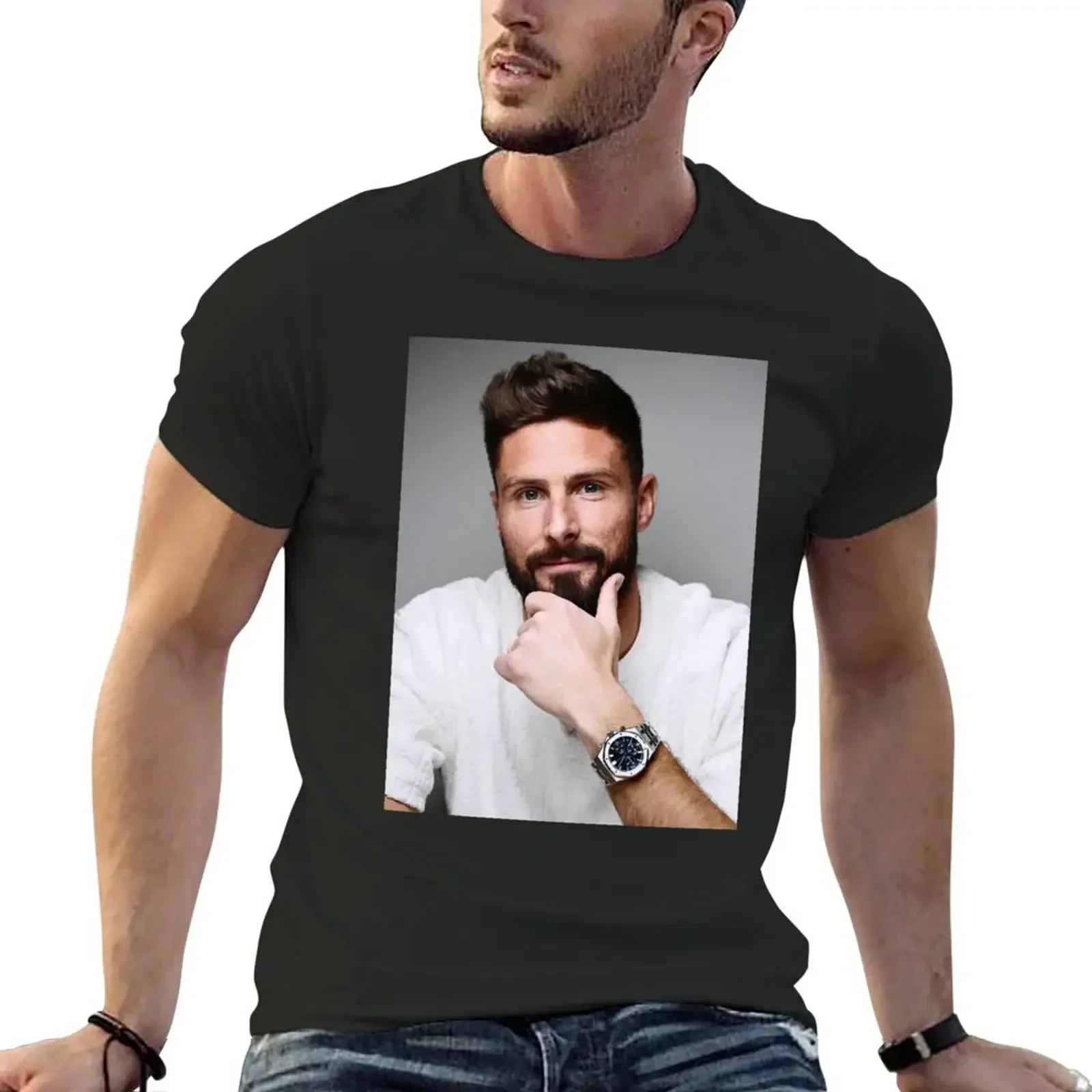 Team Giroud T-Shirt blanks man t shirt Men's clothing