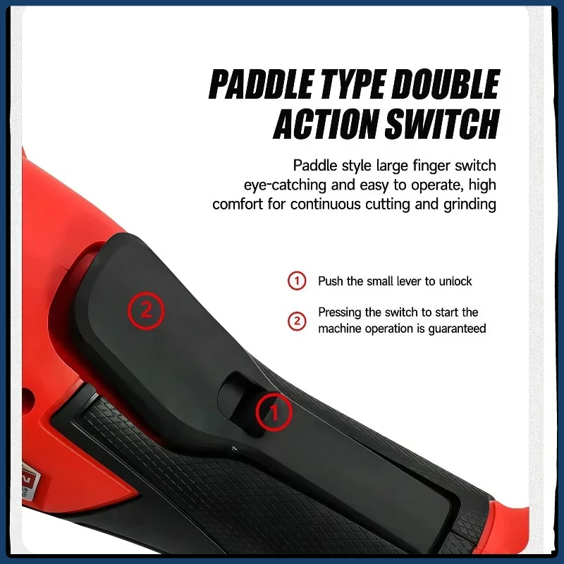 Milwaukee 125 mm Akku-Winkelschleifer, Polieren, Schneidemaschine, No-Lock-Paddelschalter, elektrische bürstenlose Elektrowerkzeuge