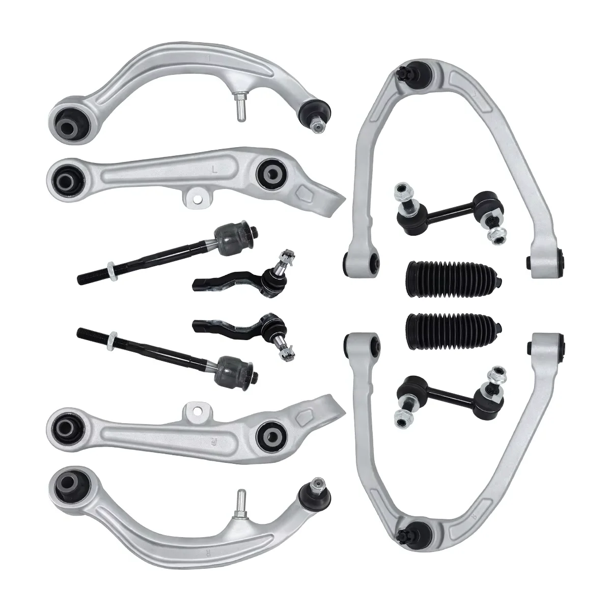 Svenubee Front Lower Control Arm Sway Bar End Link 14pcs Set for Infiniti G35 Nissan 350Z 2003 2004 2005 2006 2007 2008 2009