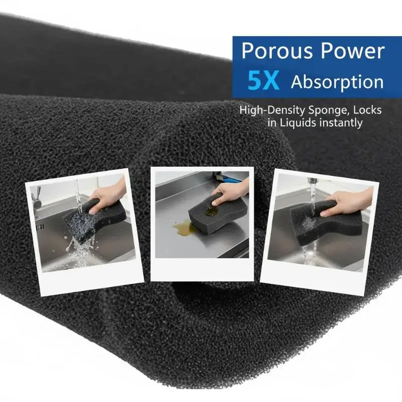Oil Drain Splash Pad 2PCS Automotive Fluid Barrier Lightweight Mat For Preventing Mess During Engine Oil Changes