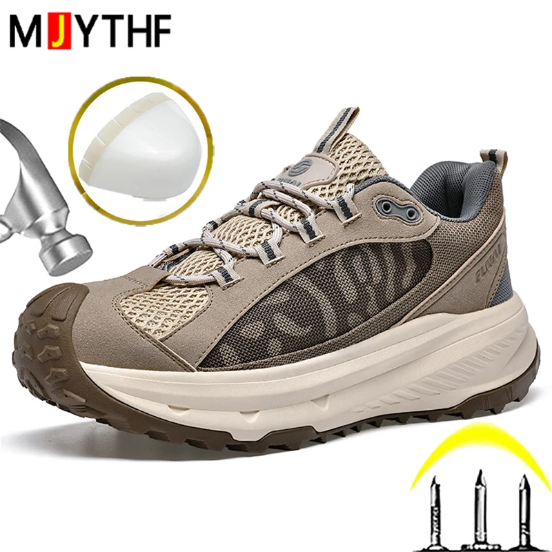 High Quality Work Safety Shoes Men Composite Toe Insulated Shoes Anti-Smash Anti-Puncture Work Boots Protection Shoes Non-slip