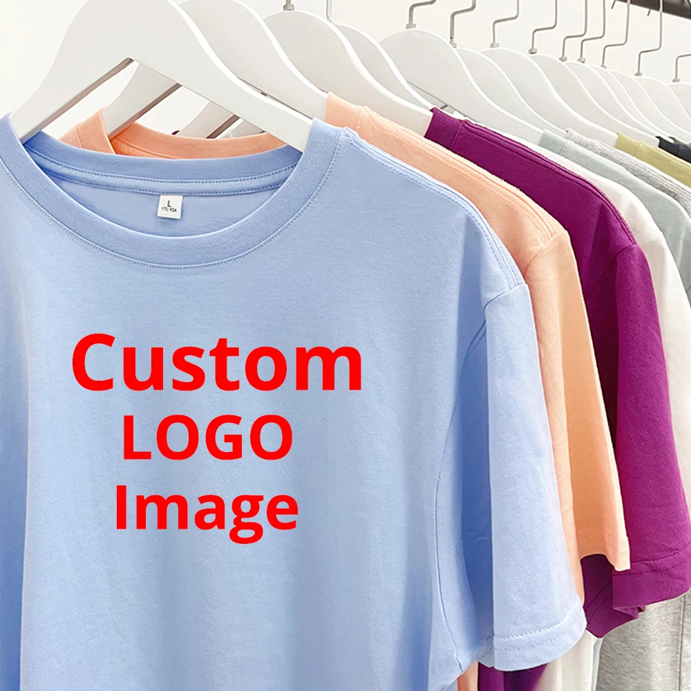 

Hot Selling 19 Color Breathable 100% Combed Cotton 180GSM Custom Logo Summer Streetwear Round Neck T Shirt For Men