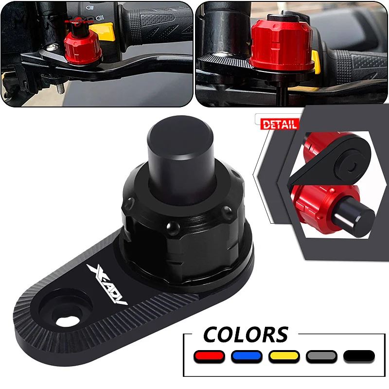 

xadv Parking Button For Honda X-ADV 750 xadv750 2017-2023 2024 Motorcycle Parking Brake Lever Switch Button Auxiliary Lock