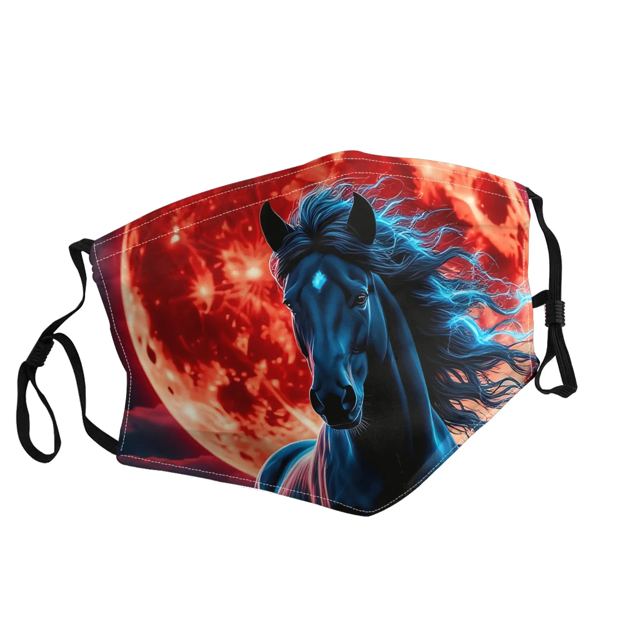 

Galloping Horses Running Horse Mask Unisex Outdoor Fashion Printed
