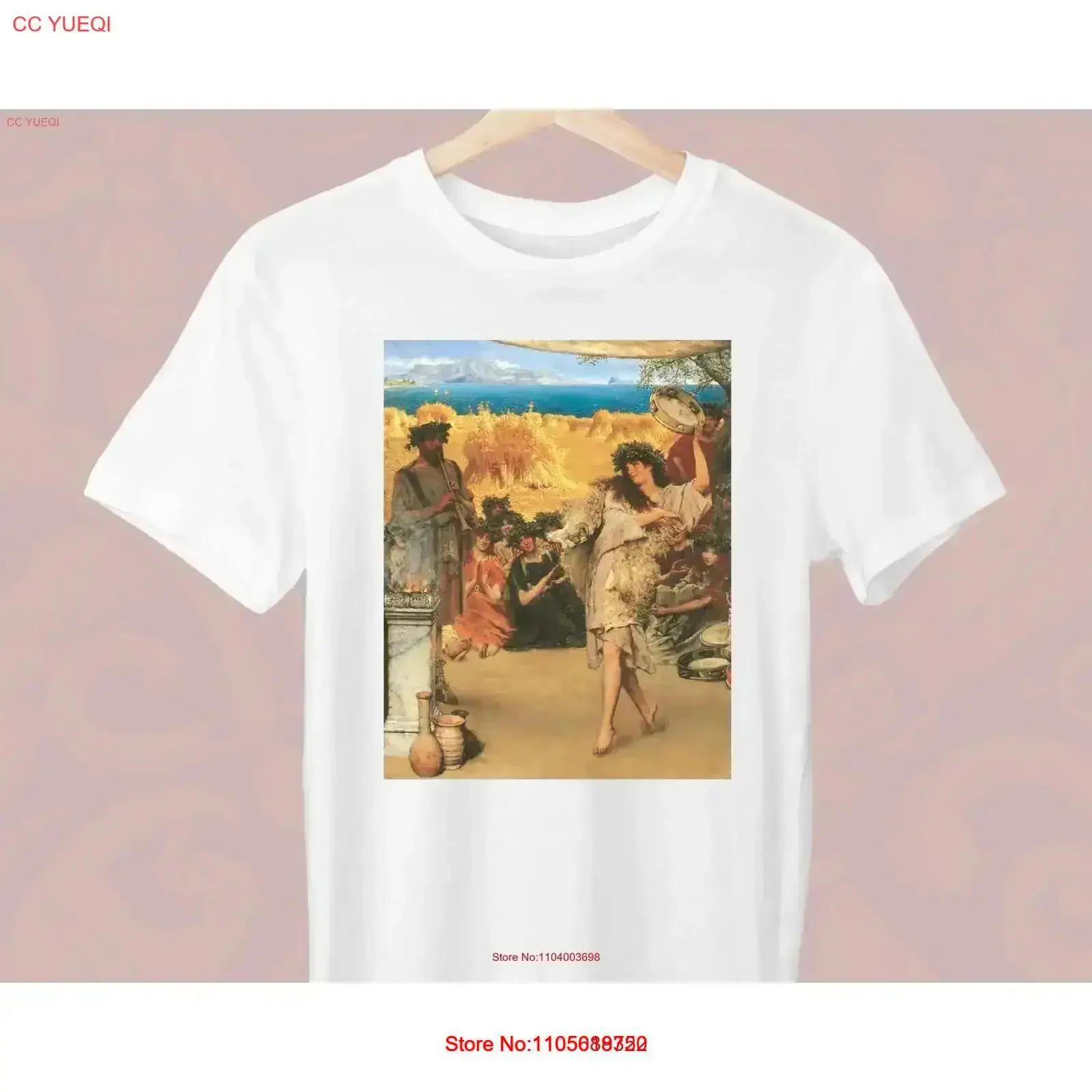 A Harvest Festival Lawrence Alma Tadema T Shirt Greek for Trendy Stylish vintage Washed Casual Soft designer clothes fashion