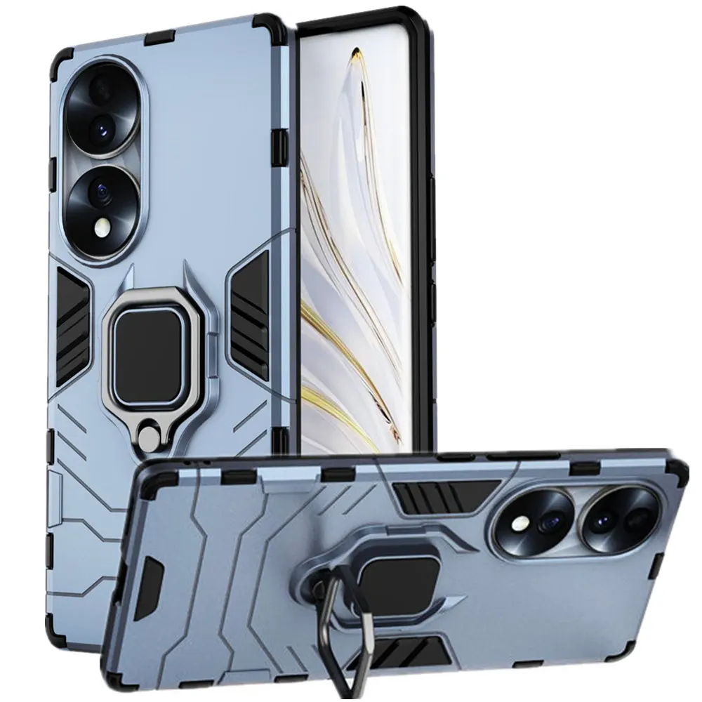 

For Honor 70 Case Luxury Armor Magentic Ring Car Holder Cover for Huawei Honor70 Cover FNE-AN00 FNE-NX9 Funda Coque Capa