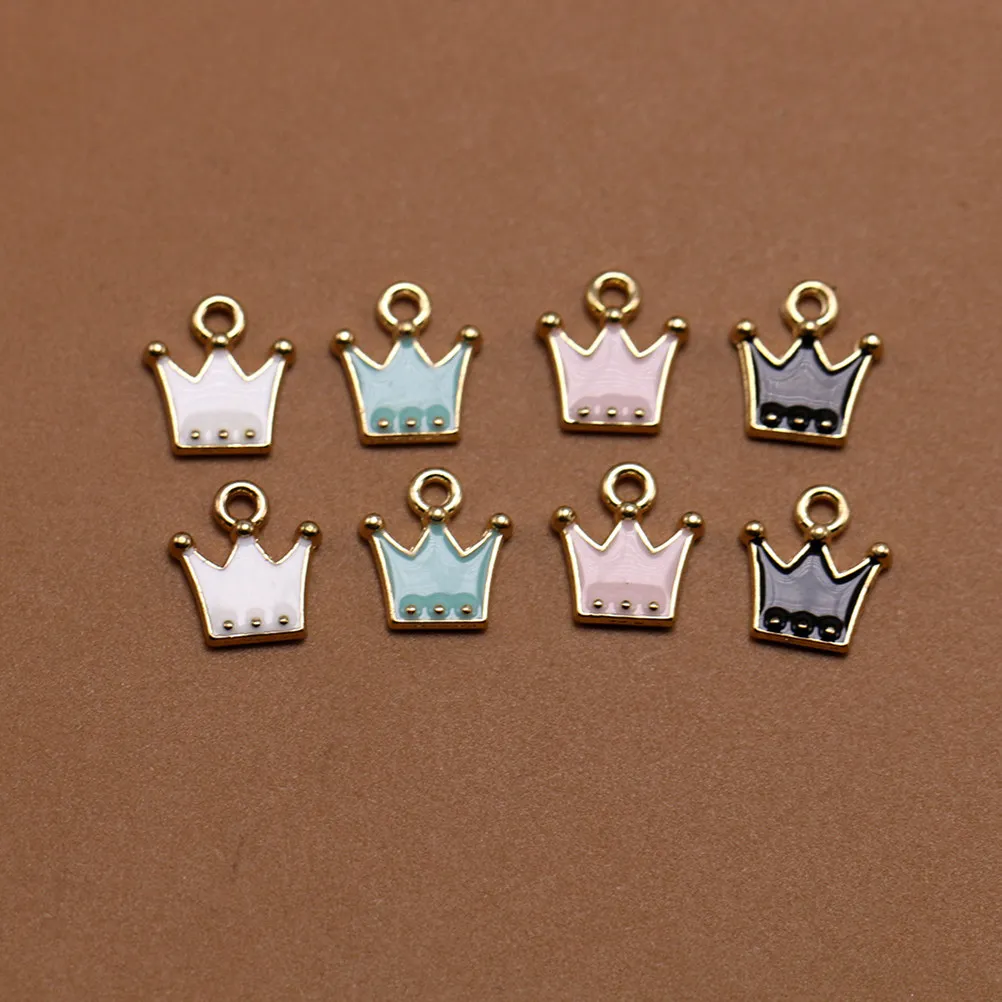

20Pcs Crown Theme Alloy Charms Pendants for Jewelry Making DIY Accessories Necklace Bracelet Dangle Anklet Keyring Cellphone