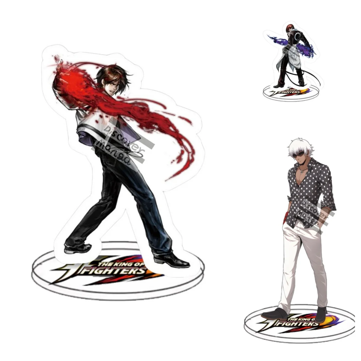 15CM Anime The King Of Fighter Boy Acrylic Stand Model Cosplay Charm Characters Ornament Accessories Goods Collection fans Gifts