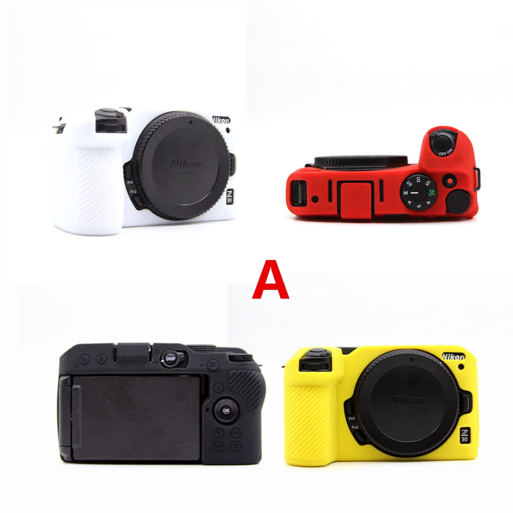 Rubber Silicon Case Body Cover Protector Frame Skin for Nikon Z 30