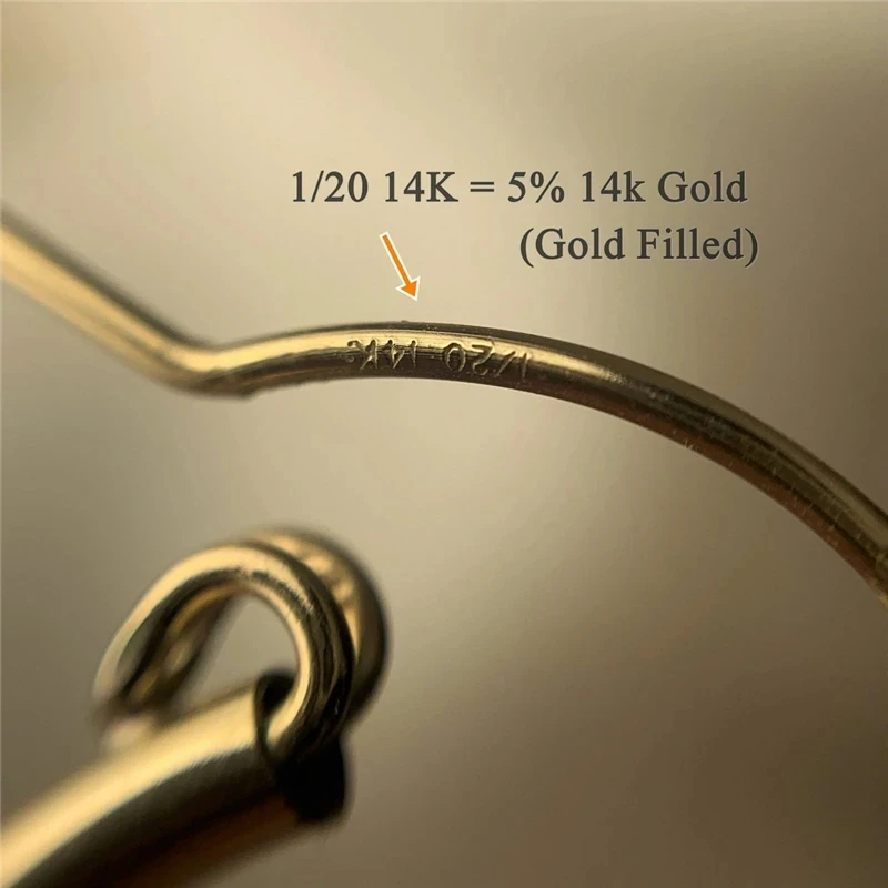 Eurowire Hoop 14K Gold Filled Hoop Earrings Wholesale Bulk Gold Pendant Hoop Earrings DIY Jewelry Findings Women Earrings