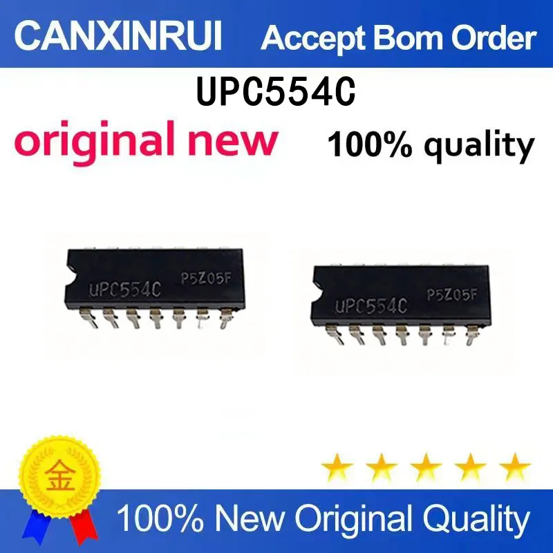 

(5-100 pieces)Brand new original UPC554C direct insertion DIP-14 integrated circuit chip IC in stock