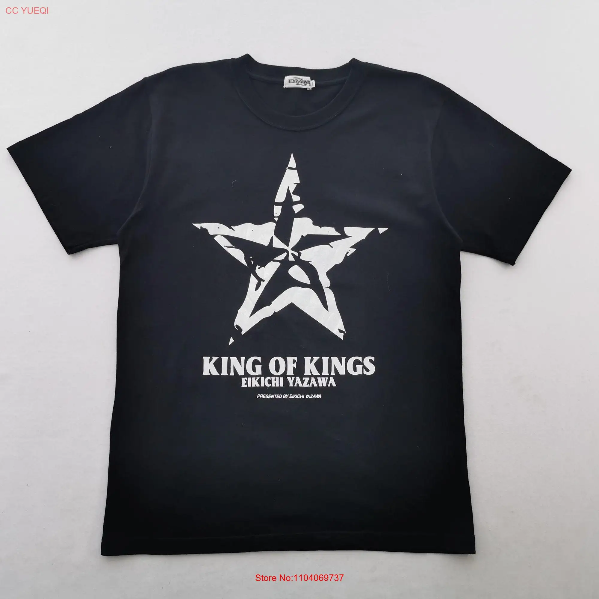 Eikichi Yazawa T Shirt Vintage King Of Kings Made In Japan Size XL long or short sleeves