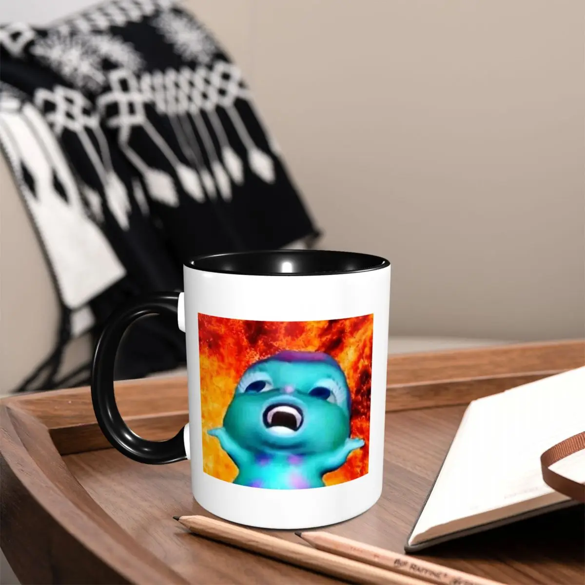 Bibble Meme Mug Funny Ceramic Coffee Cups Tea Mugs Milk Cup Drinkware Gift for Woman Man