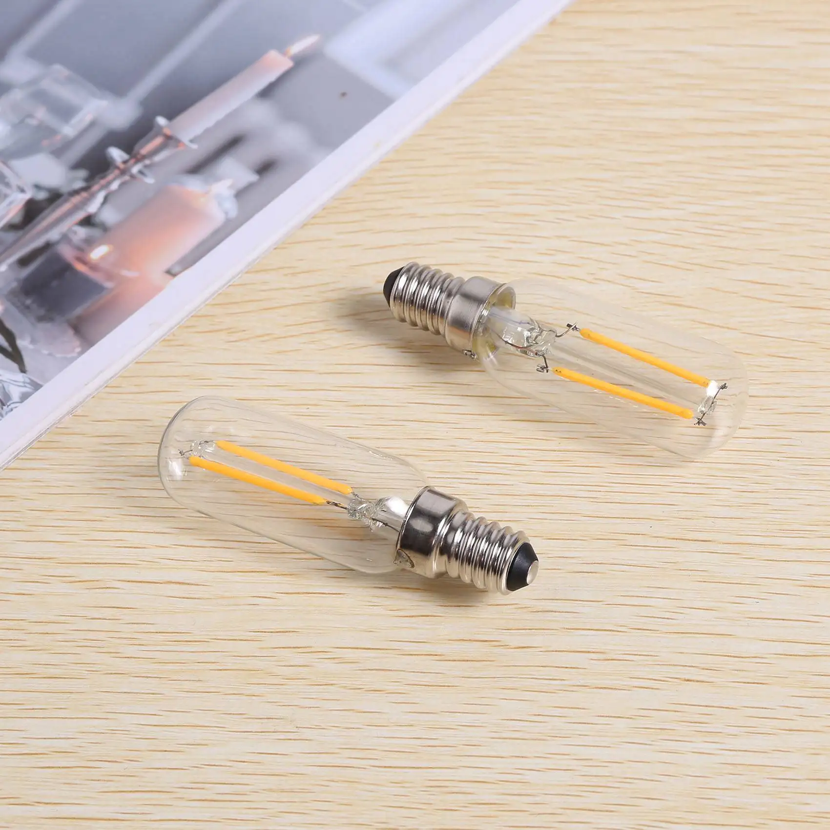 2x E14 3W LED Cooker Hood Extractor Fan Bulb Warm White