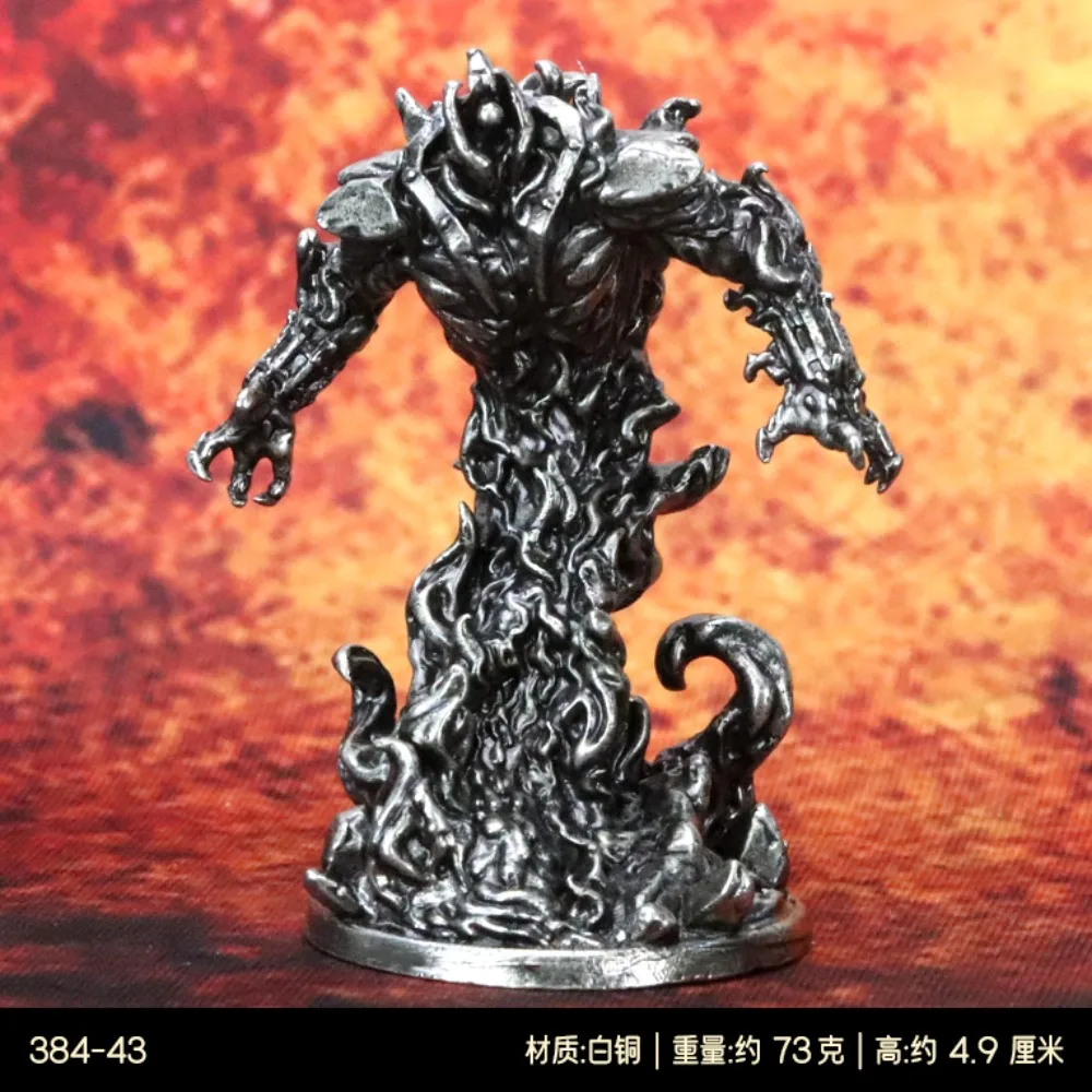 Metal Chess Pieces in Board Game Copper Figurines Soldier Elemental Evil Mini Figurines Miniatures Decoration Crafts view 4