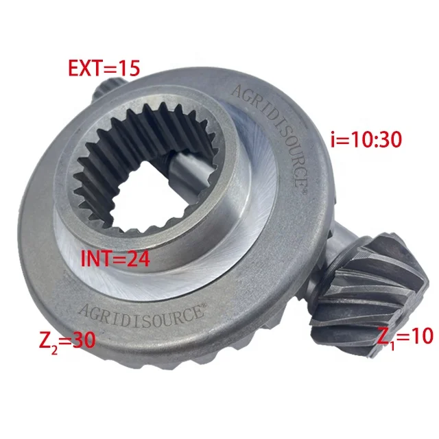 농장 트랙터용 대형 스크류 베벨 기어, 농업 기계 부품, QJ254J-1.31.144 QJ254J-1.31.127SF