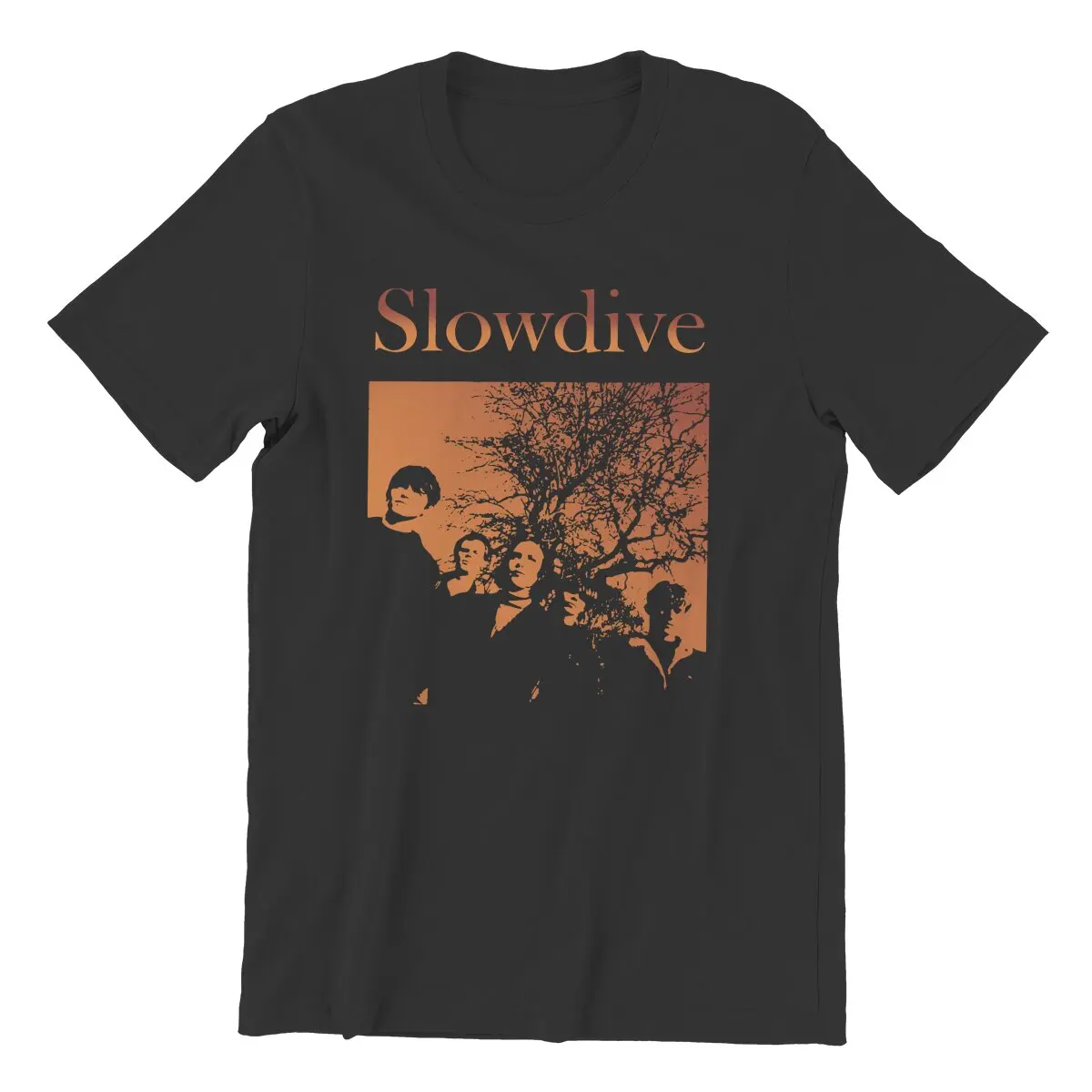 Men's Slowdive Tour 90s  T Shirt  Cotton Tops Casual Short Sleeve O Neck Tee Shirt Classic T-Shirts