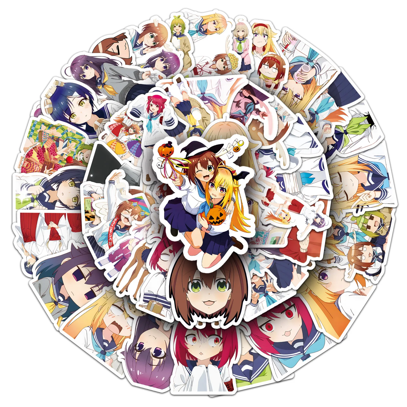 

10/30/50PCS My Deer Friend Nokotan Anime Graffiti Stickers Cute Girls Cartoon Decal DIY Luggage Phone Guitar Skateboard Kid Toys