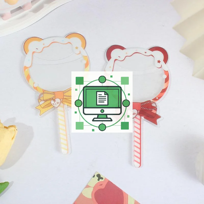 Cute Cartoon Lollipop Shaped Badge Protective Cover Y2K 58mm Pins Beautify Handheld Decoration Display Accessories