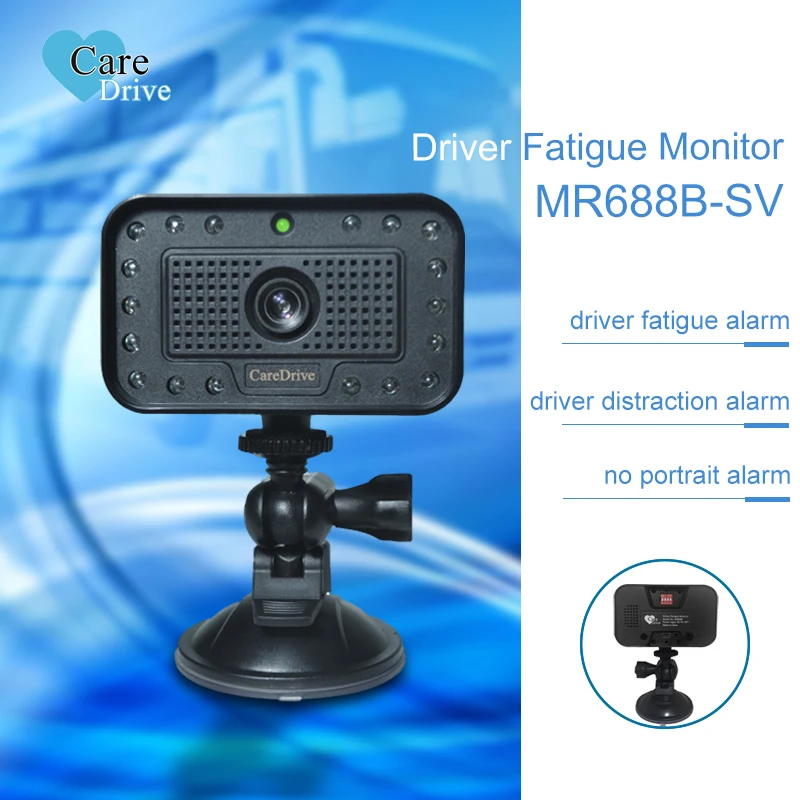 CareDrive 4G Real-Time Driver Fatigue Monitor Smoking Detection System for Lorry Drivers Safety Driving Monitoring