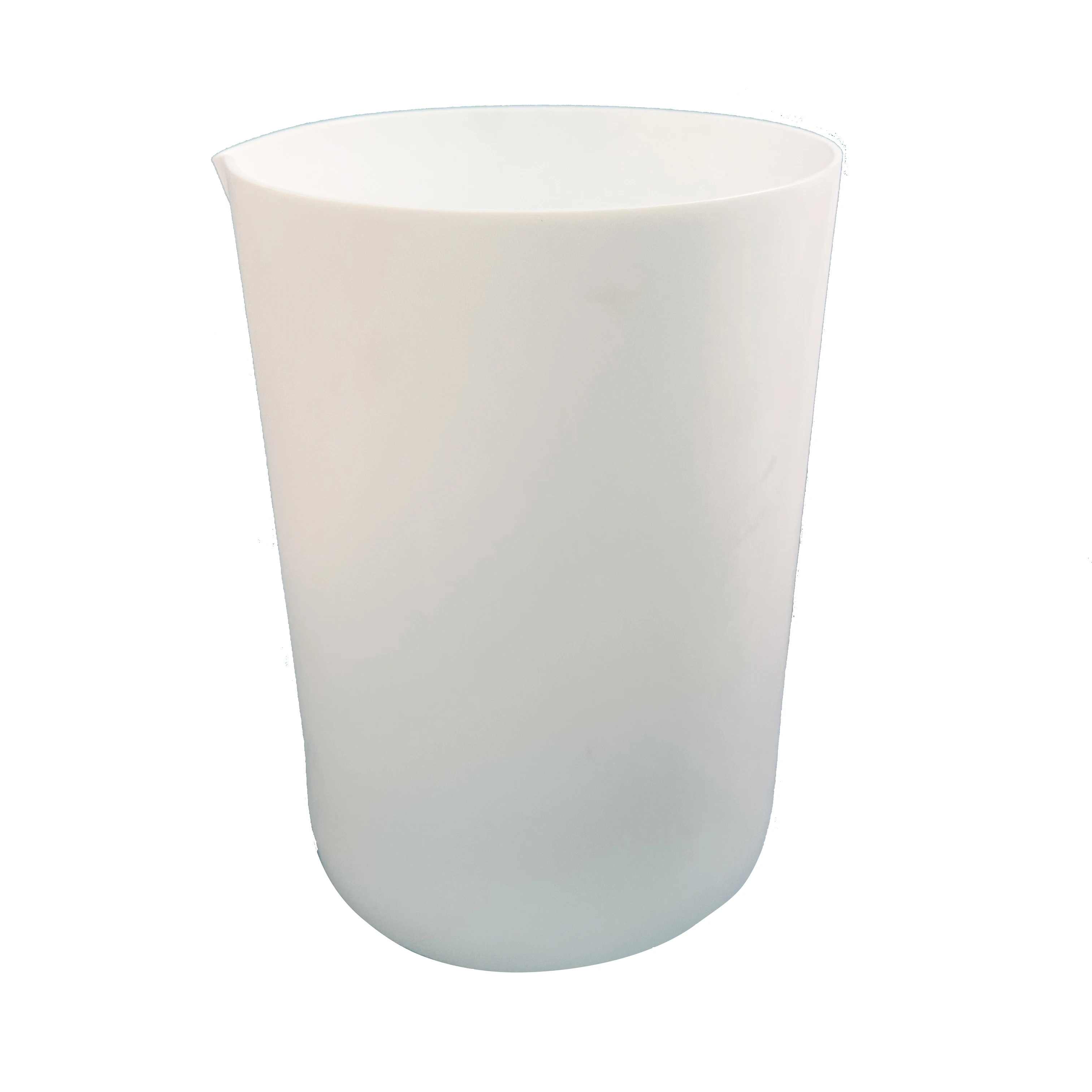 Immagine 7: Bicchiere in politetrafluoroetilene da 5000 ml, coperchio della tazza in tetrafluoro, materiale FTFE, resistenza alle alte temperature, agli acidi, agli alcali, alla corrosione