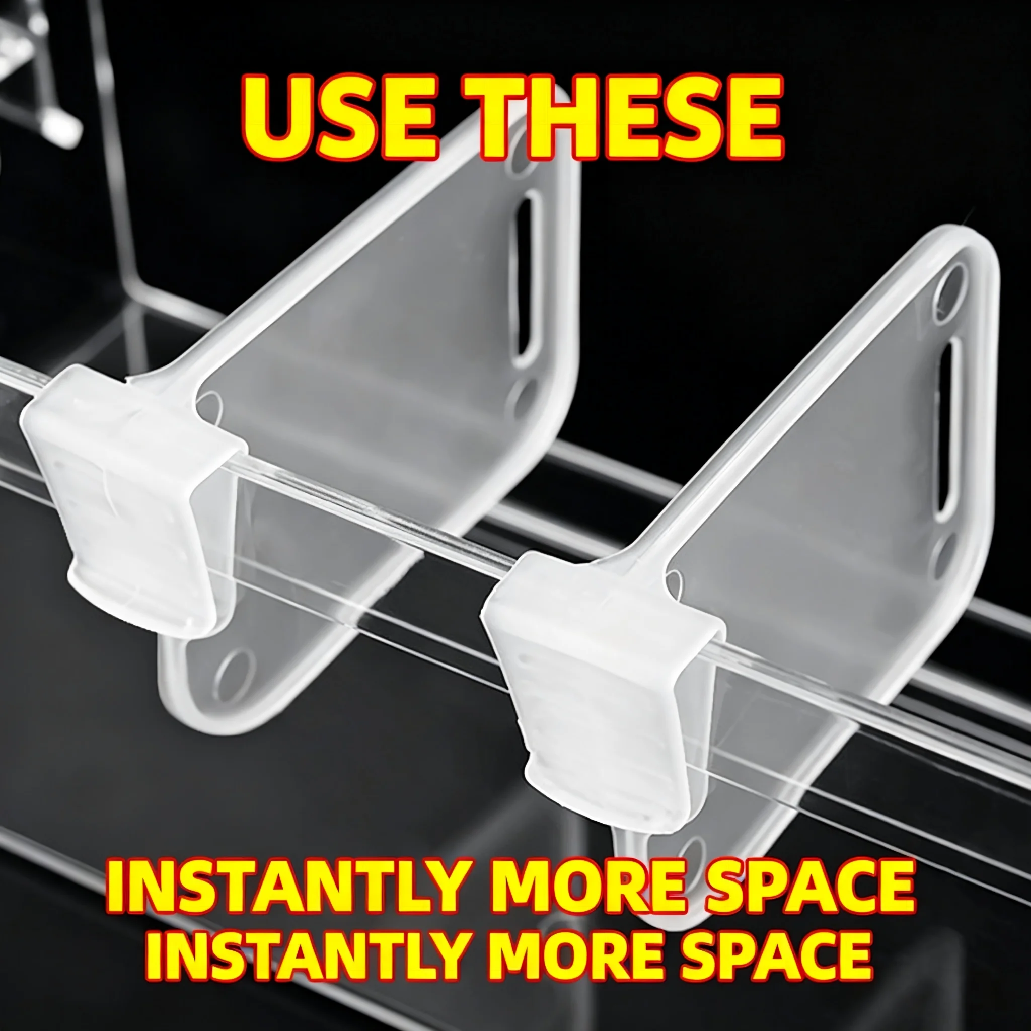 Fridge Side Door Dividers, Multifunctional Universal Buckle Clips, Creative Storage & Classification Partition Boards