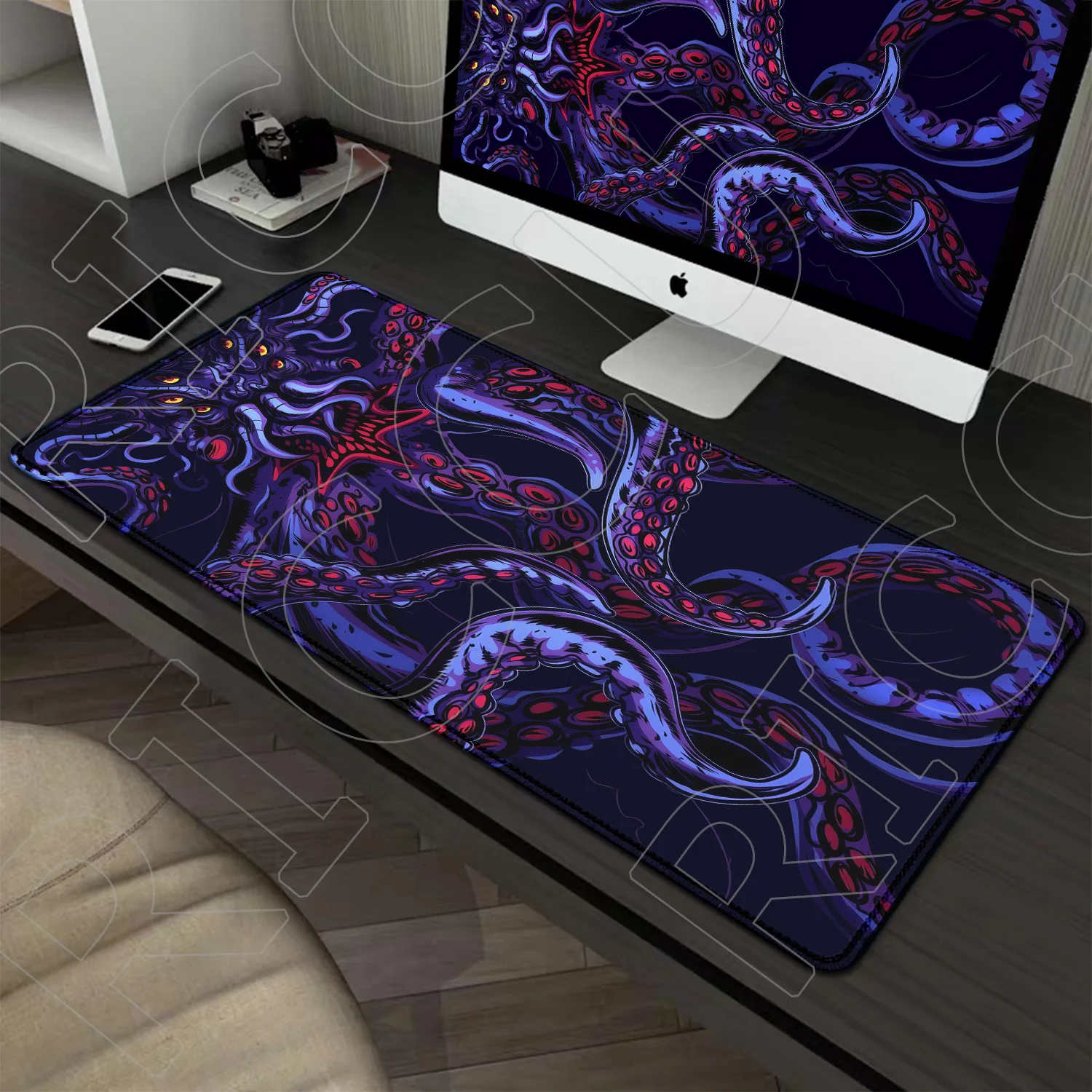 Octopus sea monster punk Mouse Pad Large Gamer Keyboard Desk Mat Computer Gaming Mat XXL Extended 30x60cm Office PC Accessories