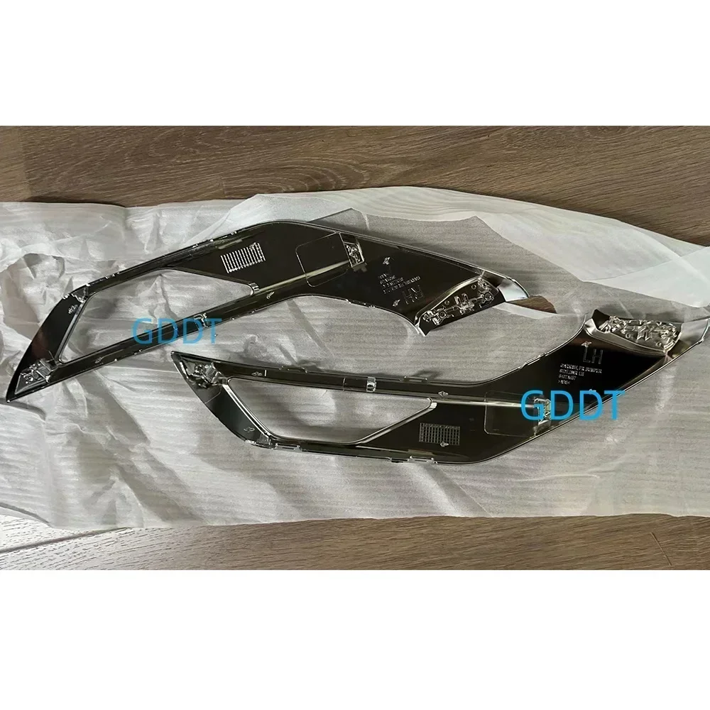 1 or 2 Pcs Chrome Front Bumper Strip for Outlander 2023 Grille Protector Lower Strip for Decoration Strip Left or Right 6407A458