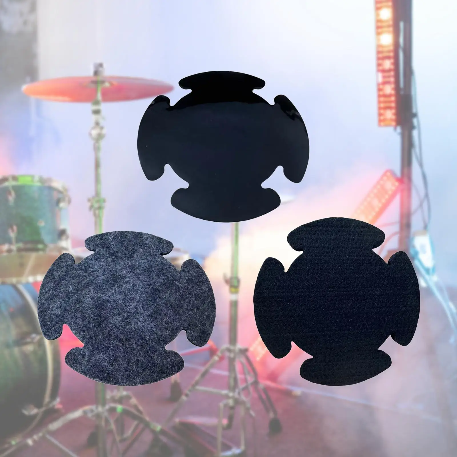 طبل تعزيز التصحيح لاصق قوي ورأى خطوة واحدة ملصق Drumhead التصحيح حامي لموسيقى الجاز ركلة طبلة عدة باس أجزاء