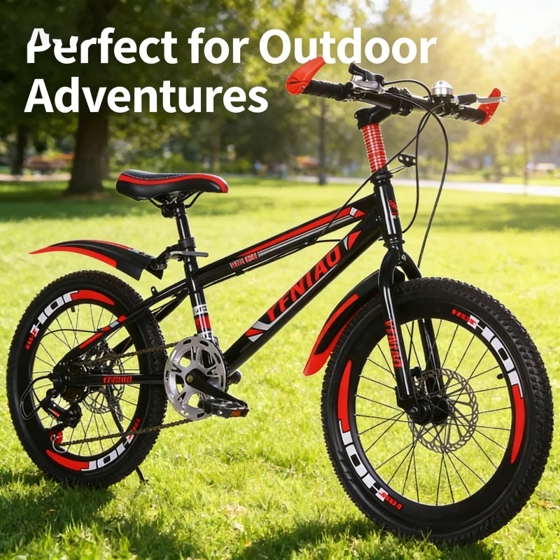 

Black and Red【Variable Speed Disc Brake】Standard Children's Bicycle Disc Brake Variable Speed Mountain Bike20Big Kids Student Bi