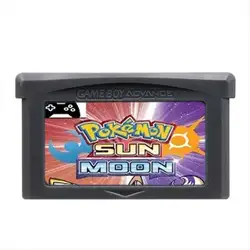 Karta do gry GBA Pokemon Sun and Moon GBA English