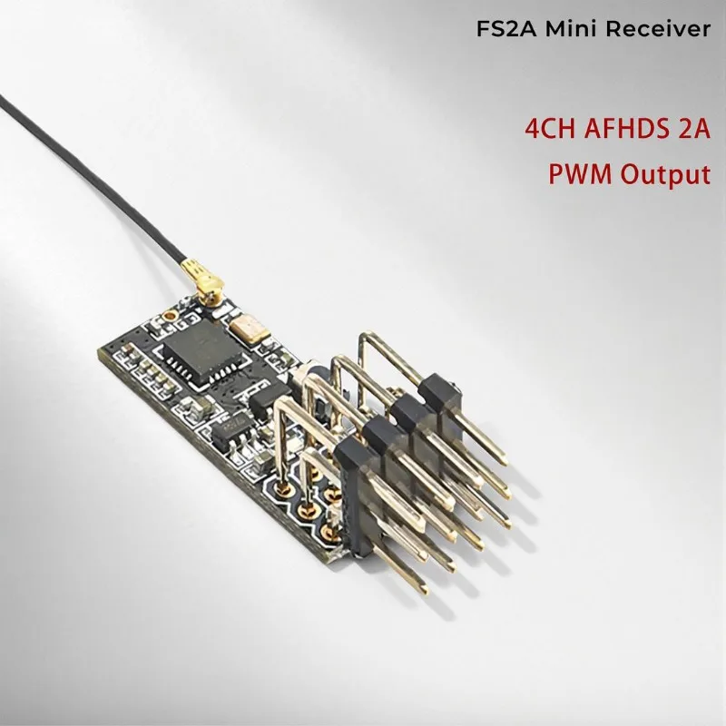 

FS2A 4CH AFHDS 2A Mini RX | Приемник с выходом PWM для передатчиков Flysky FS-i6/FS-i6X/FS-i6S