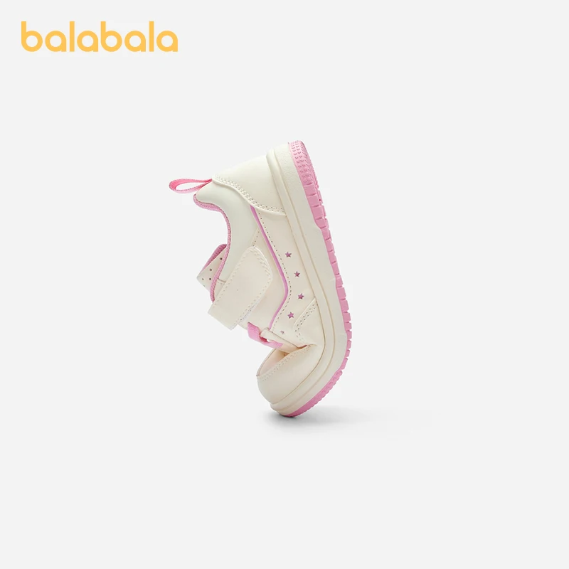 Balabala Kids Shoes Baby Walking Shoes Baby Autumn 2024 New Boys Girls Breathable Shoes Anti-slip Kids Shoes