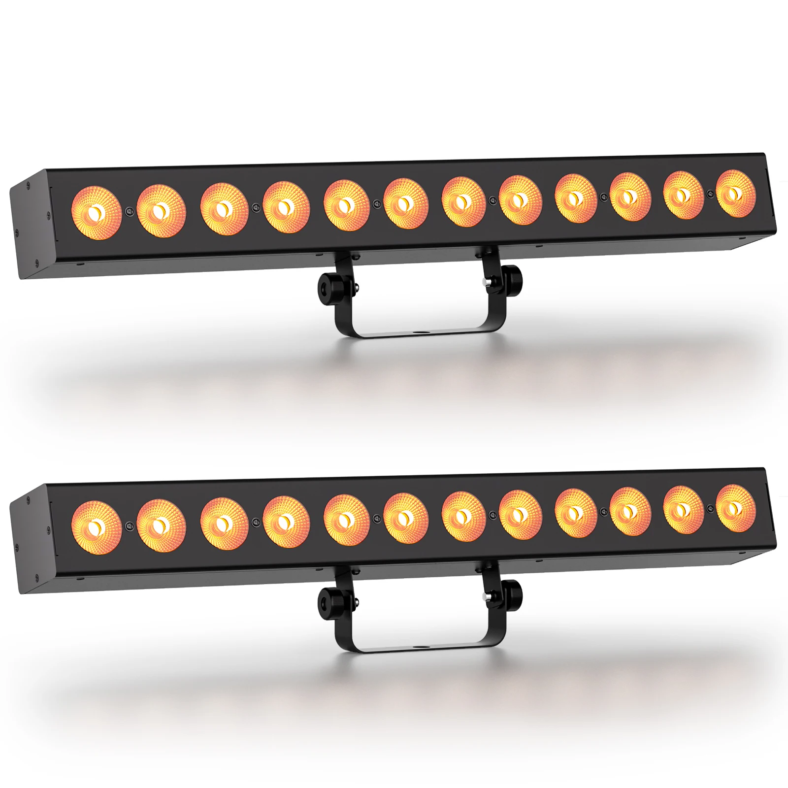 

U'King 2 шт. RGBWA + UV 6IN1 настенный светильник DMX512 12x6 Вт светодиодный перезаряжаемый сценический светильник с эффектом настенной мойки для DJ-вечеринки, свадьбы