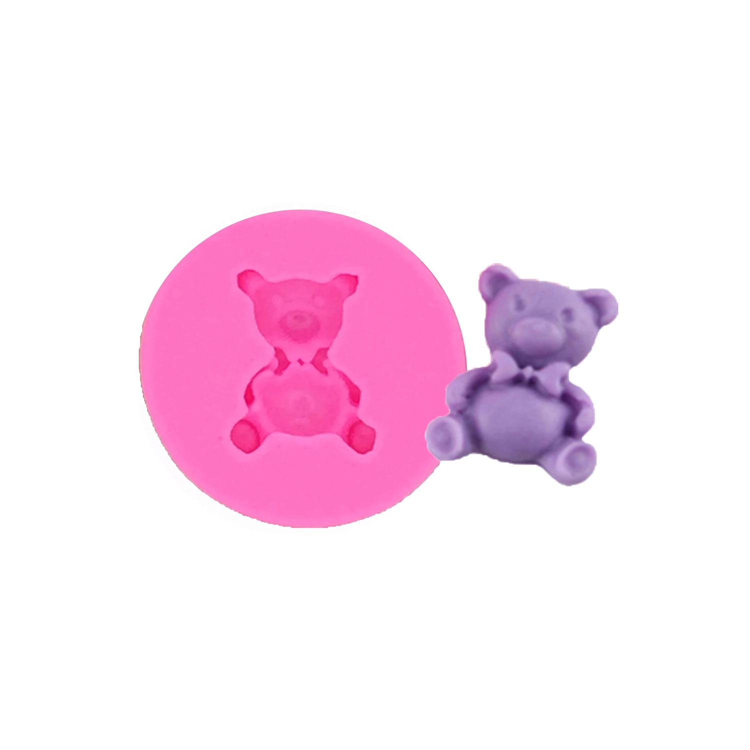 Bear Silicone Mold for DIY Hand Soap Candle Plaster Art Craft Supplies