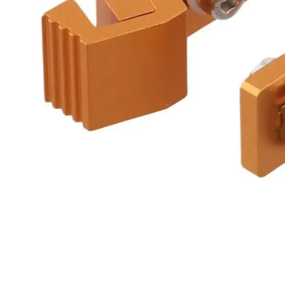 Yellow Aluminum Alloy Side Pressure Plate Fixed T Track Low Profile Clamps For CNC3018 Router Milling Engraving Machine Tools