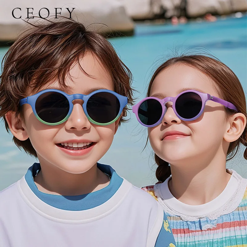 Ceofy Children Eyeglasses Frames Kids Flexible Optical Prescription Glasses Frame For Computer and Study