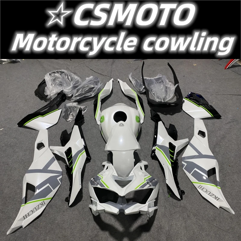 The new ABS fairing fits the motorcycle Kawasaki ZX-25R 2019 2020 2021 ZX-4R 2023 2024 fairing set Silver Dream Star