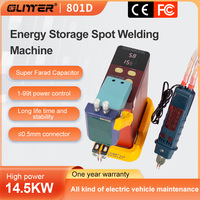 801D Spot Welder Digital Display Pulse Current Spot Welding Machine for Lithium Iron Phosphate Battery Nickel Welding 0.05-0.4mm