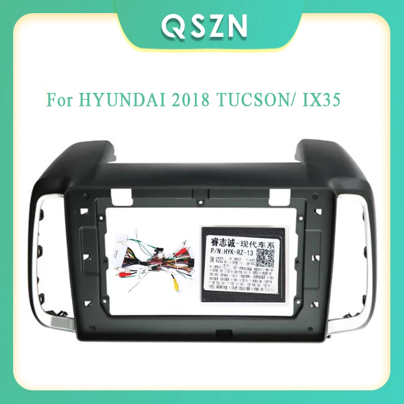 2 Din Car Radio Fascia HYK-RZ-13 For  HYUNDAI 2018  TUCSON/   IX35 Panel CD Audio Frame Trim Kit