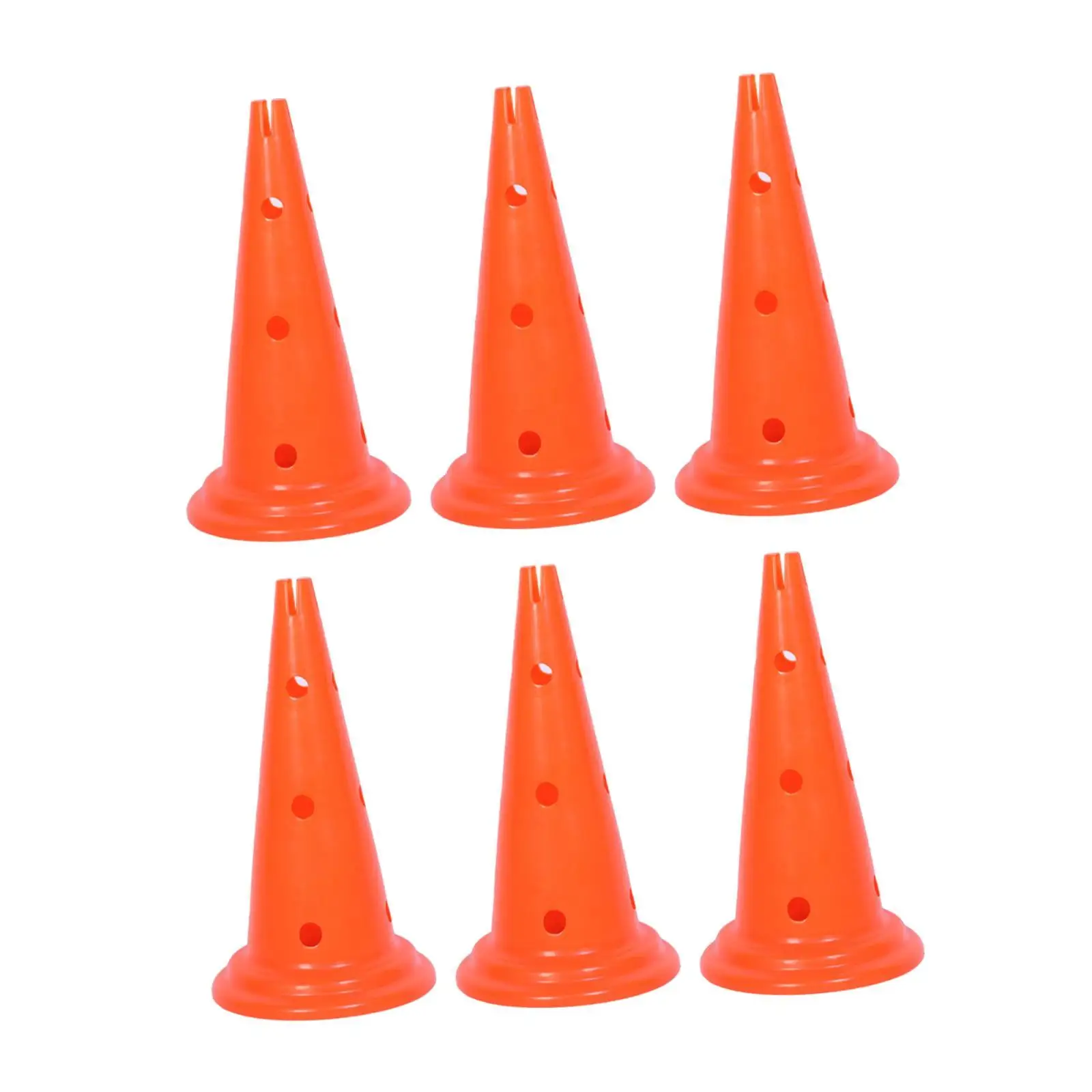 

6Pcs Agility Hurdle Cones Training Cones Field Marker Equipment Soccer Cones Agility Cones for Speed Training Soccer Hurdle