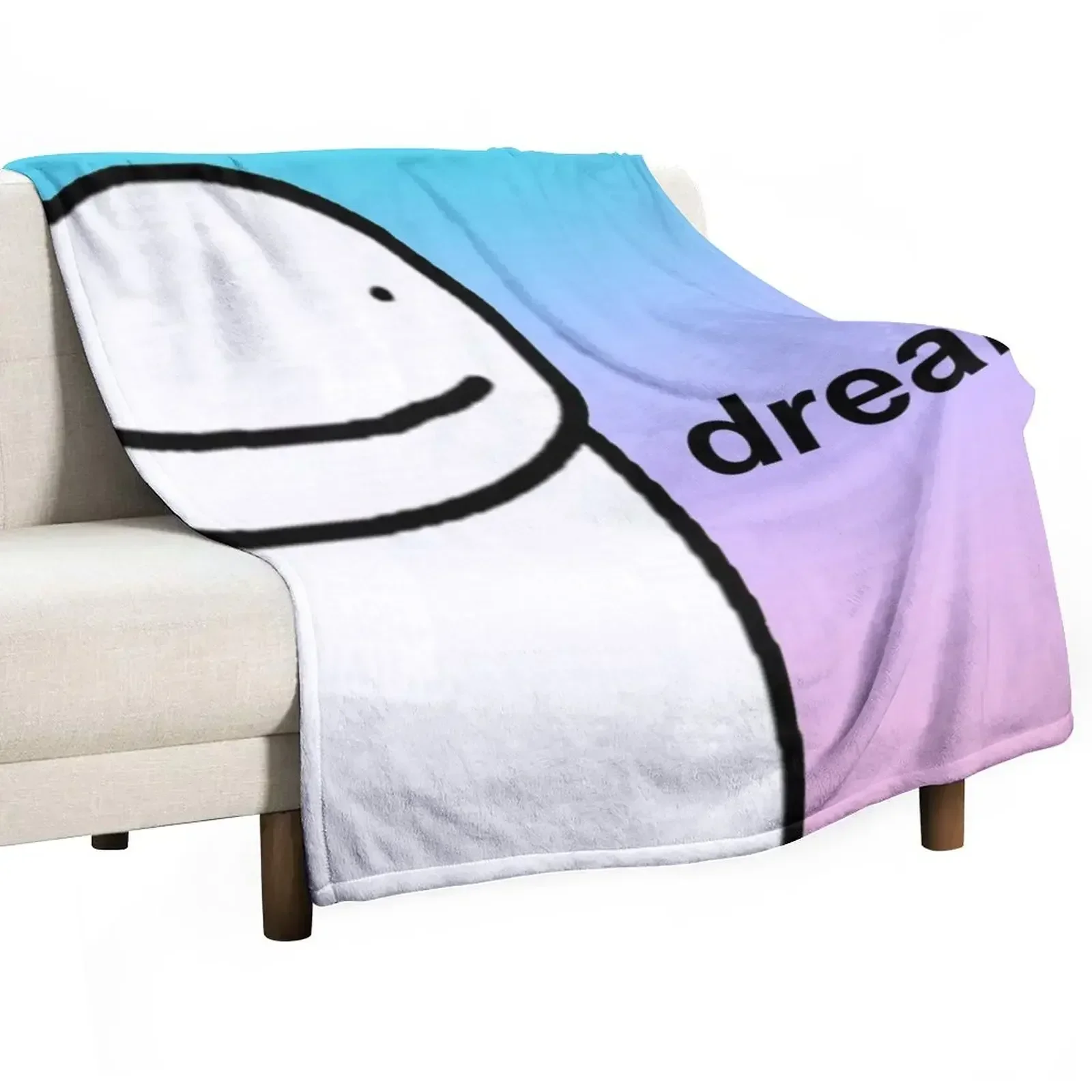 

New Dream Colorful Throw Blanket Hairy Retros Giant Sofa Baby Blankets