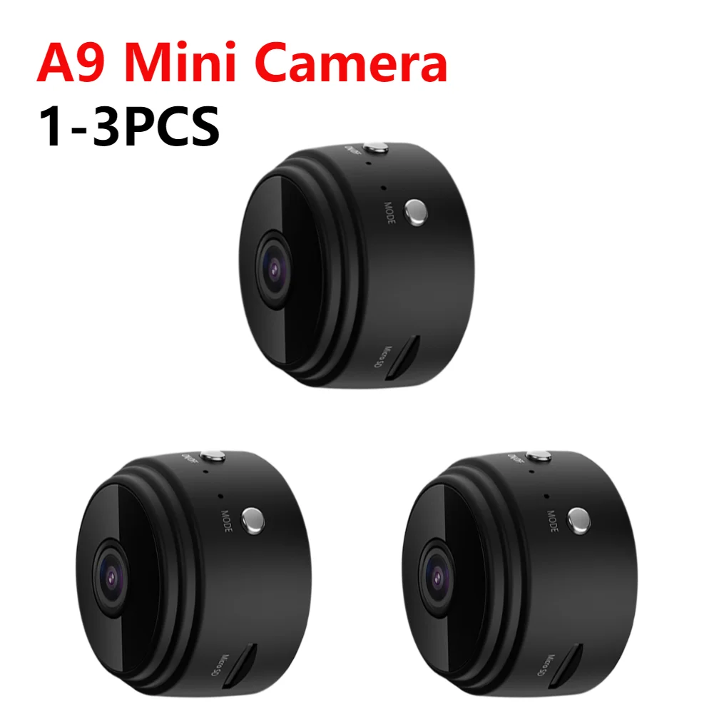 3/1PCS A9 WiFi Cameras Night Vision Security Mini Camera USB Smart Video Home Surveillance Cameras For Infants Pets Protection