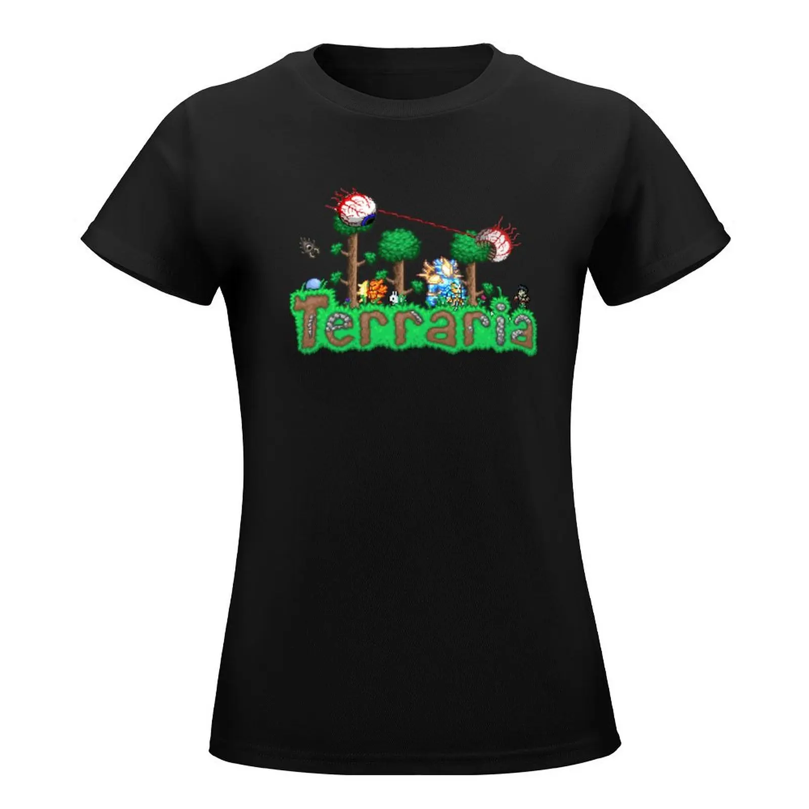 funny gift terraria game T-Shirt summer top funnys plus size tops t-shirts for Women graphic tees