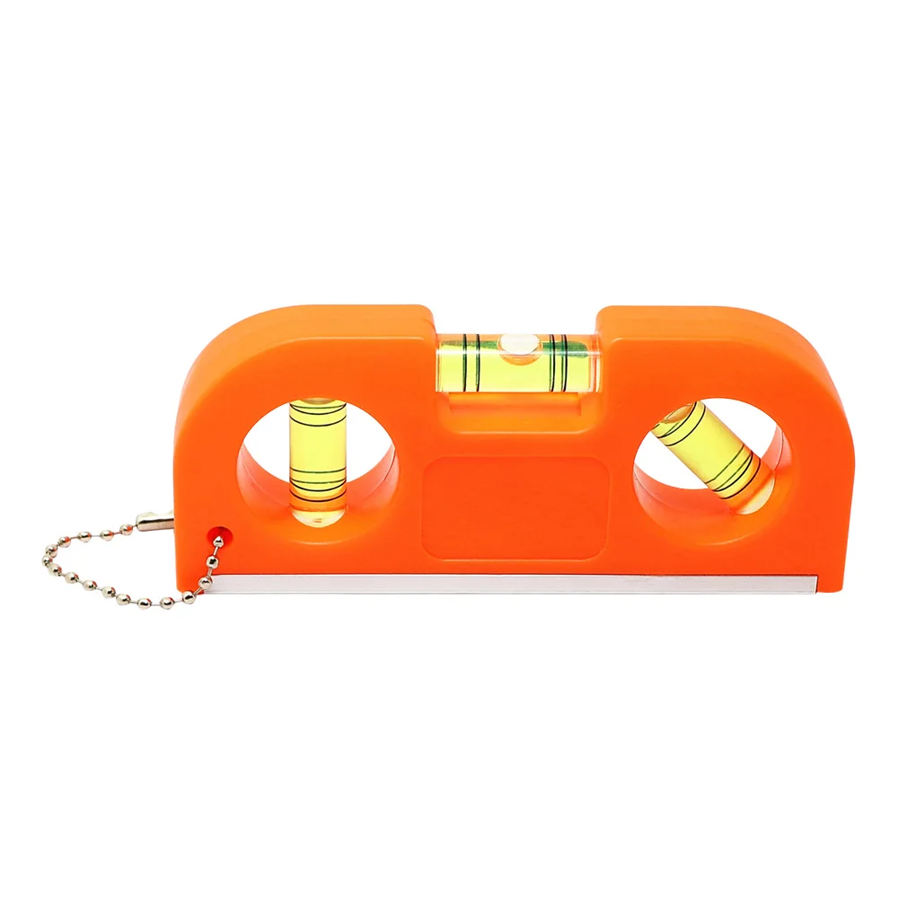 

Mini Pocket Level Tool Key Chain Leveler Magnetic Base Bubble Level Tool Horizontal Vertical 45Degrees 3 Bubble Spirit Leveler