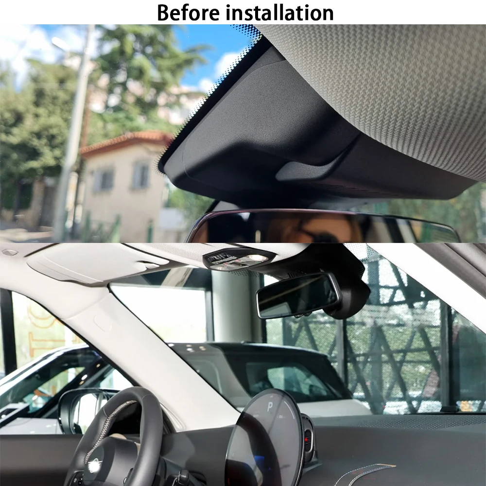 for Mini Hatch Hardtop Cooper E SE Battery Electric J01 DVR Dash Cam OEM Front Rear Camera Video Recorder Night Vision 4K 256GB