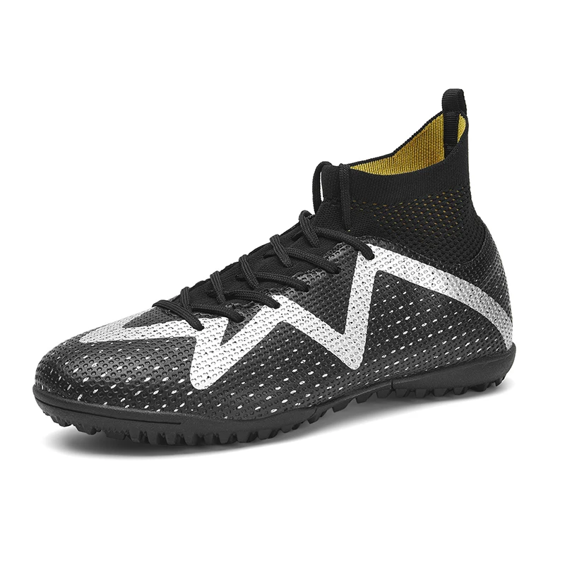

2025 Football Shoes Football Shoes, Indoor Flat Bottomed Men's Training Shoes, 5-a-side Sports Shoes Suitable for Wooden and Cem