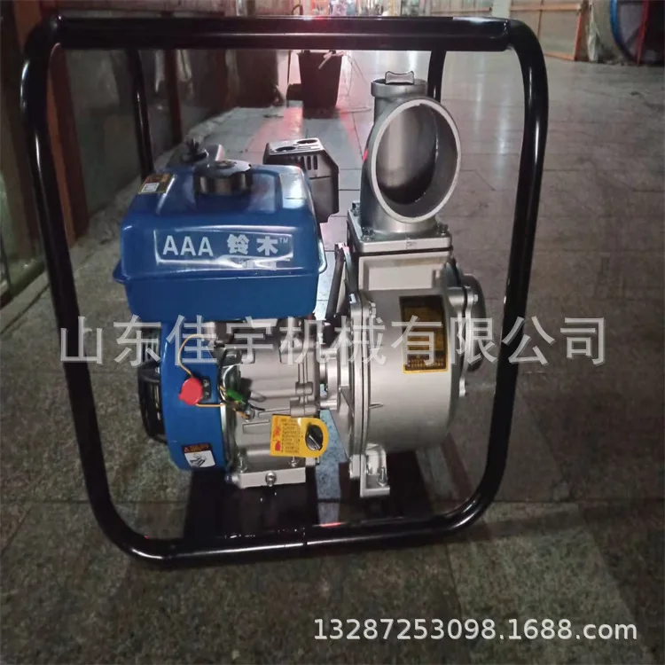 

Drainage diesel water pump, 6-inch manual push diesel pump, municipal sewage high-pressure water pump, large flow rate