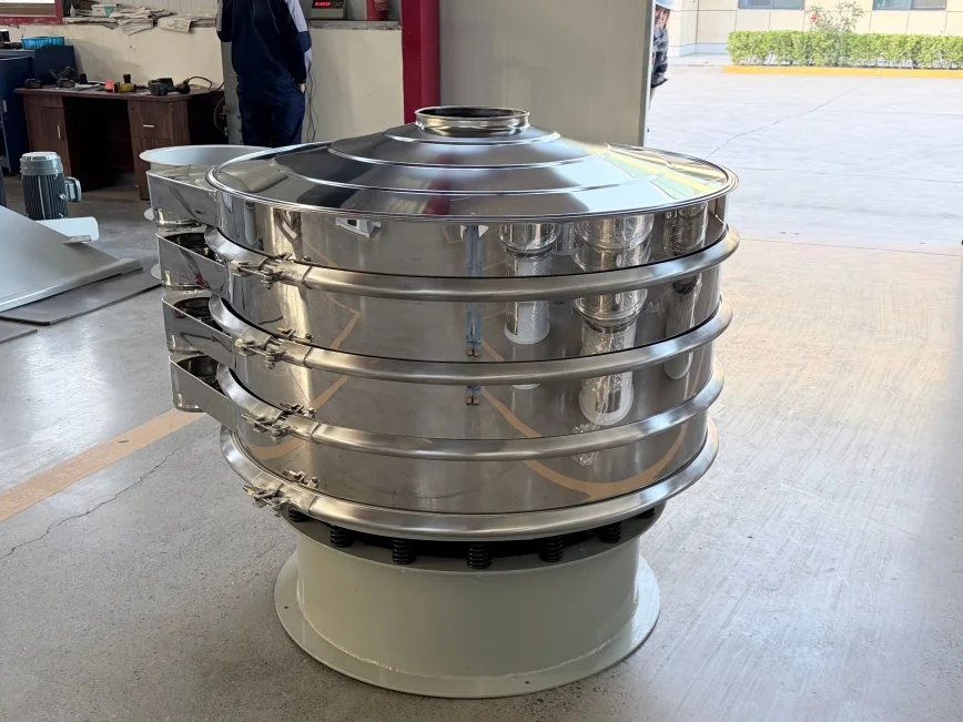Food Grain Vibrating Screen For Rice Wheat Seed Size Grading Vibrating Screen Tamiz Vibratorio