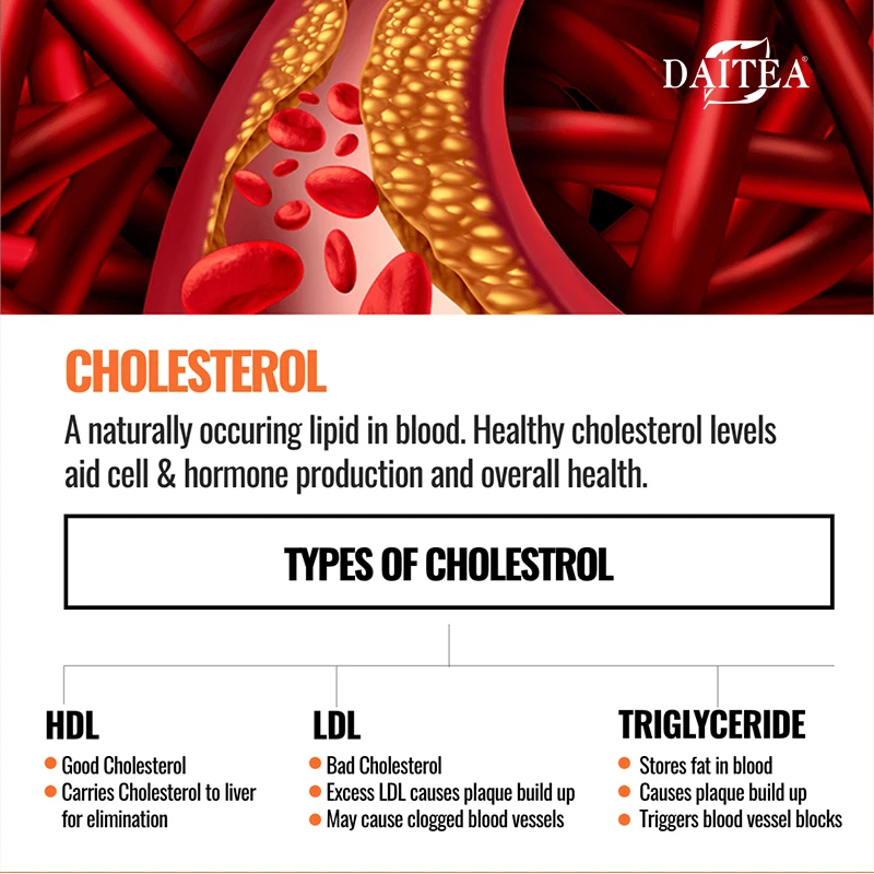 Cholesterol Support Supplements - Supports Cholesterol, Triglycerides, LDL, Naturally Raises HDL, Natural Heart Health Capsules